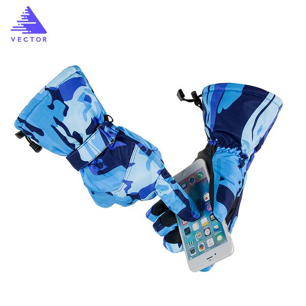 

vector ski gloves men women warm windproof waterproof touch screen snow gloves snowmobile riding snowboard