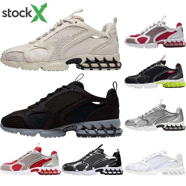 

with socks 2020 stussy canvas and mesh breathable running shoe original stussy buffer rubber built_in zoom air cushioning jogger shoes