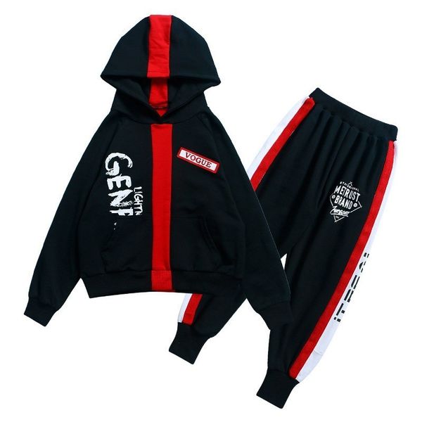 

4 5 6 7 8 9 years kids tracksuit casual printed hood sweatshirt harem pants boys clothing sets children hoodies clothes autumn, White