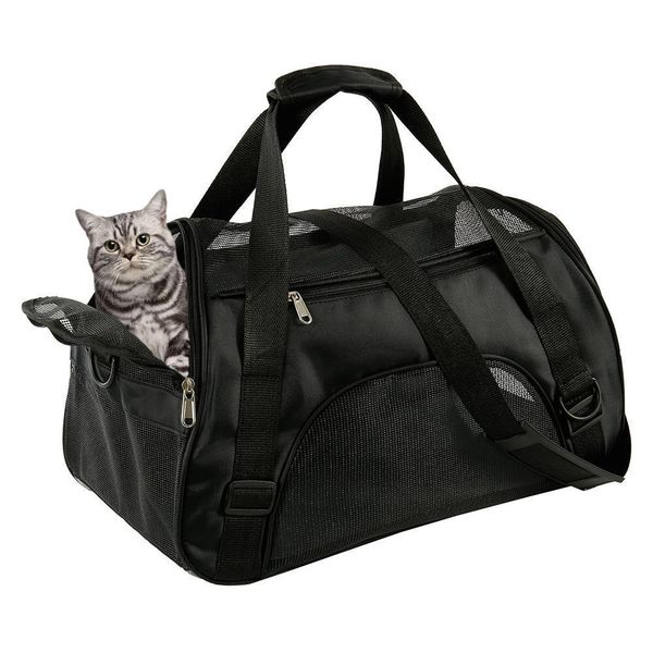 

pet backpack messenger carrier bags cat dog carrier outgoing travel packets breathable pet handbag yorkie chihuahua