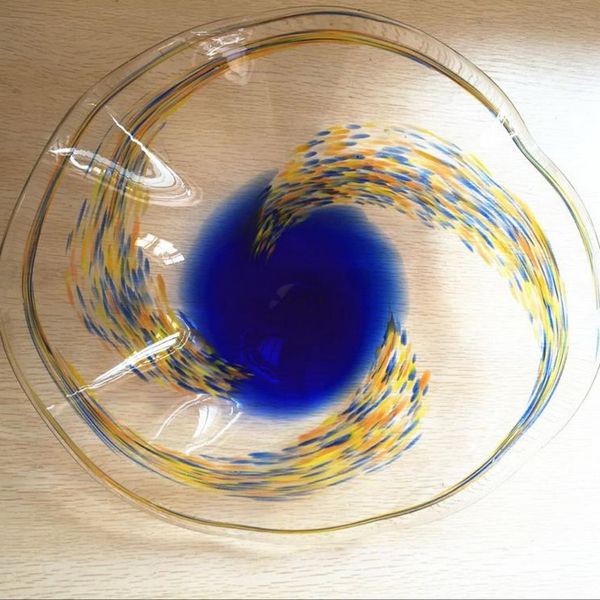 

2020 new arrival wall plates for home decoration living room glass art wall lamps