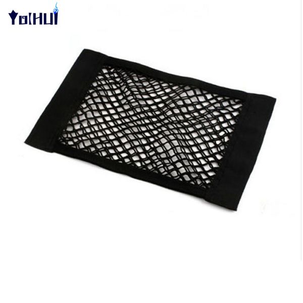 

magic stick car seat back storage auto mesh net bag car styling pocket storage net bag
