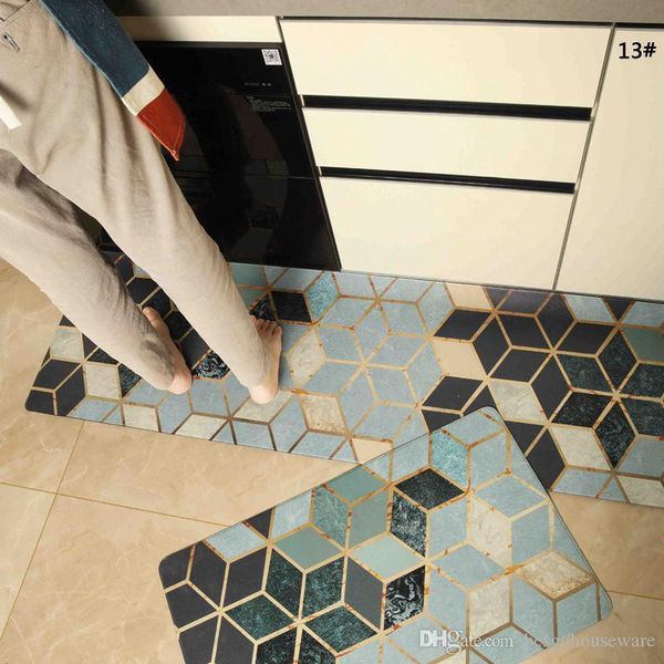 

bathroom entrance waterproof non-slip mat 45*75cm home carpets pvc floor rugs for bedroom living room mats kitchen oil-proof pad bc bh1122