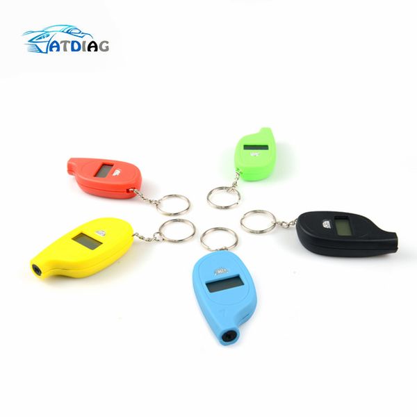 

mini digital portable keychain lcd 2-150 psi tire tyre wheel air pressure gauge tester procession tool tire pressure monitor