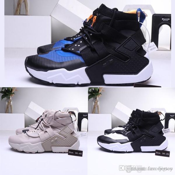 

2019 fashion huarache 6 gripp sail qs men blue white black huaraches running shoes mens trainers x acronym outdoor sports sneakers, White;red
