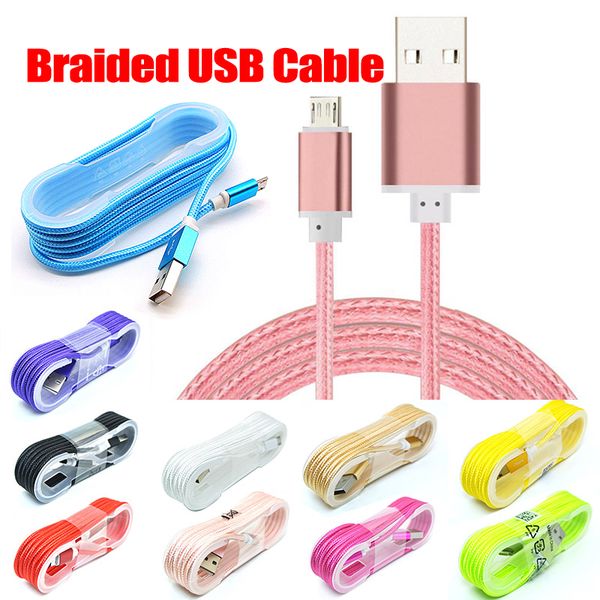 

Braided phone cable u b micro charger 1 5m 5ft for android type c am ung ony lg