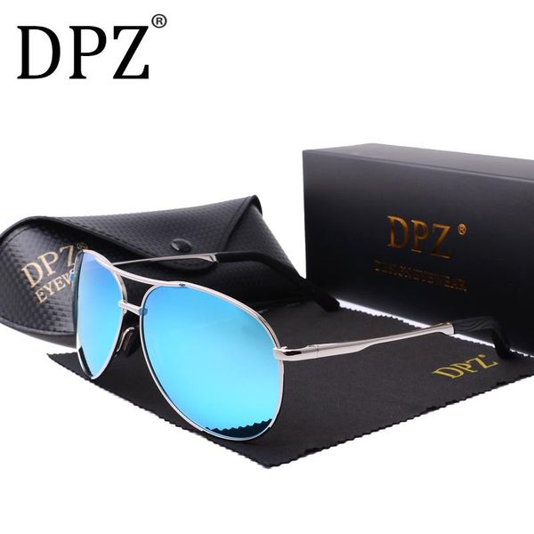 

dpz polarized sunglasses men metal new pattern aviation women classic retro brand designer vintage uv400 sun glasses no box zkbcy