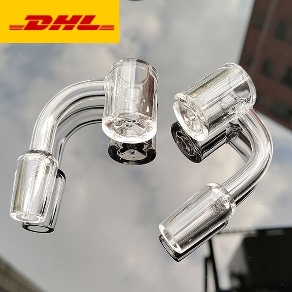 

4мм Кварц сосиска 10/14 / 18mm мужской женский с 45/90 степени коническим гвоздь для воды стекла бом