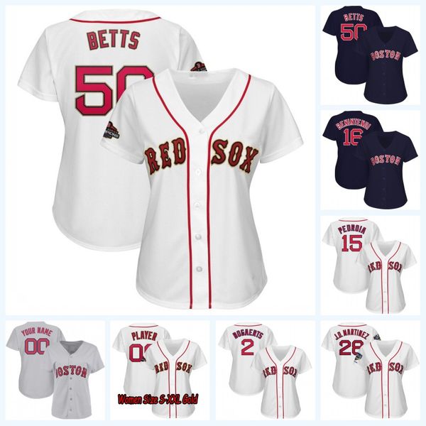 

Womens Red Sox 28 J.D. Martinez 150th Mookie Betts Chris Sale Xander Bogaerts Dustin Pedroia Jackie Bradley Jr. Benintendi Baseball Jersey