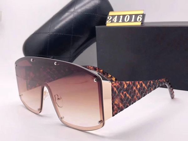 

retro logo package gold evidence men sunglasses shiny new frame vintage 2020 luxury fashion quality with ch241016 laser women designer fvac, White;black