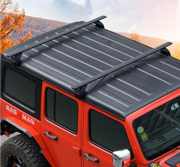 

aluminum alloy roof rack cross bar baggage luggage for jeep wrangler jk 2007-2017 wrangler jl 2018 2019 2020 2021 year