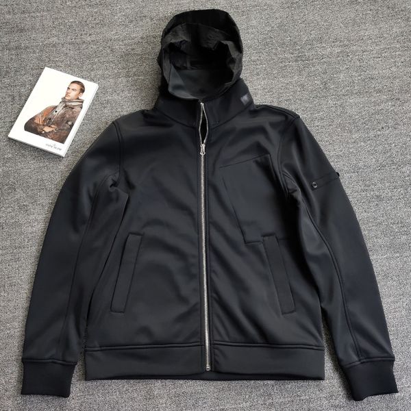 

cp toney pirate company 2020 konng gonng lapel jacket, autumn and winter hooded jacket, plush and thickened fashion casual coat, Black;brown