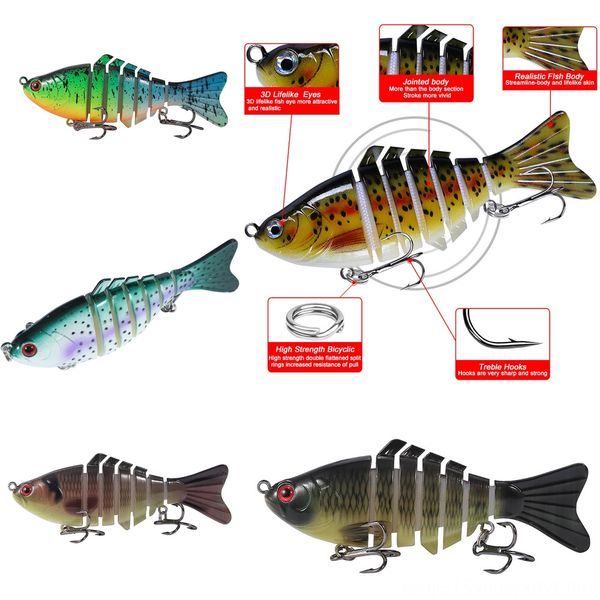 

ltebt fishing luya hard 15.5g 10cm * bait built-in steel bait bionic bait long sfake ball