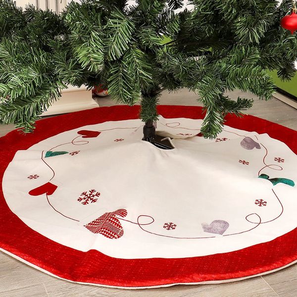 

christmas tree skirt 120cm round carpet christmas tree bottom decoration new year home outdoor decor event party tree skirts