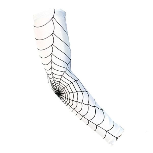 

professional spider web protective elbow sleeve anti-skid elbow warmers sleeves for outdoor sports running cycling, Black