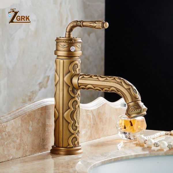 

basin faucets solid brass vintage antique bathroom faucet single handle 360 degree swivel and cold water basin mixer tap