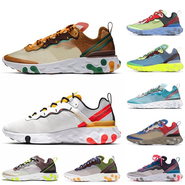 

new epic react element 55 87 undercover women men running shoes tour yellow volt racer desert sand game royal blue reacts runners sneakers