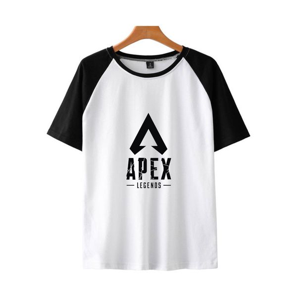 

apex legends t shirt men game logo print tee short sleeve summer 2019 new arrival selling tshirts asian size xxs-4xl 15 color, White;black