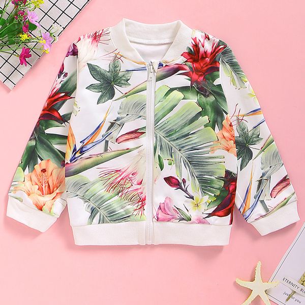 

infant baby kids girls flower print long sleeve sweatshirt coat jacket children sweatshirt kids fashion style long sleeve top, Black