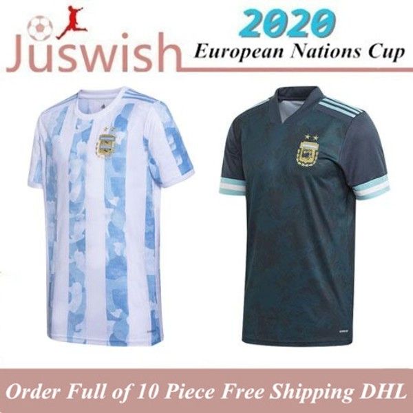 

2020 copa america argentina soccer jerseys messi higuain icardi kun aguero 19 20 men women kids set camisetas futbol maradona football shirt, Black;yellow