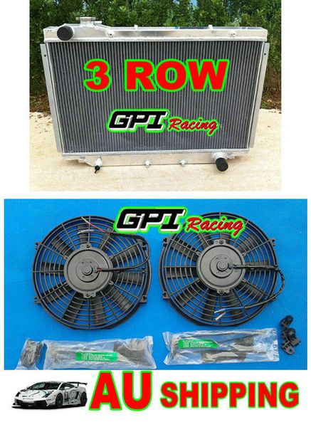 

aluminum radiator + fan for landcruiser land cruiser hdj80 hzj80 hdj 80 mt