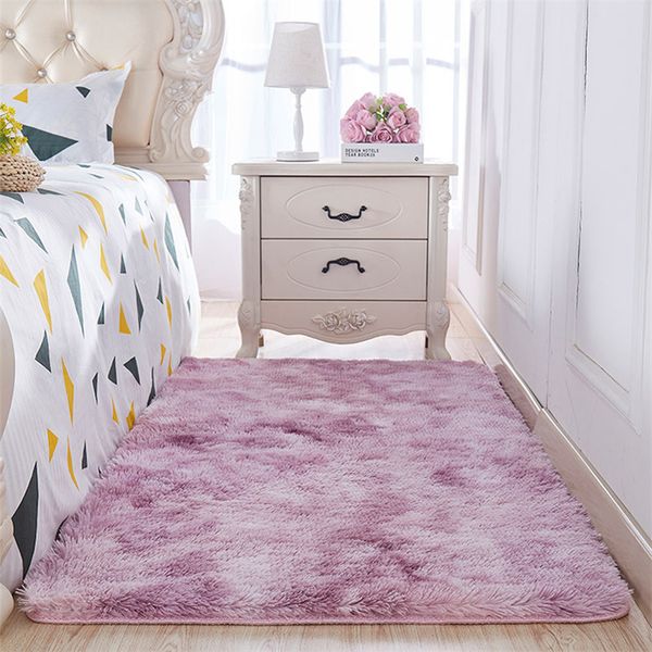 

gradient thick floor rug soft skin carpet encryption thick blanket mottled tie-dye gradient carpet living room coffee table mat