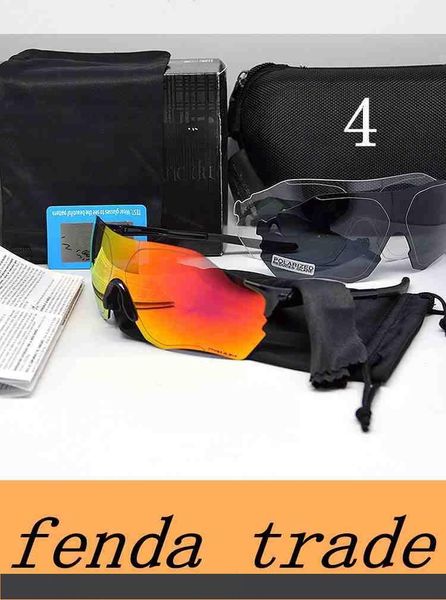 

brand cycling eyewear men fashion polarized tr90 sunglasses outdoor sport glass colorful with package 3pcs lenses high quality, White;black