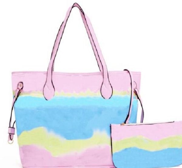 

2020 sell new style women's colorful casual shopping bags, irregular wavy zig zag fashion bags, women totes with small change bags