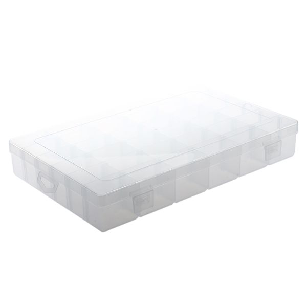 

36 compartment jewelry adjustable new plastic organizer