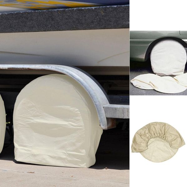 

tire protection cover for spray paint tire cover dust-proof shading wheel waterproof canvas camper trailer