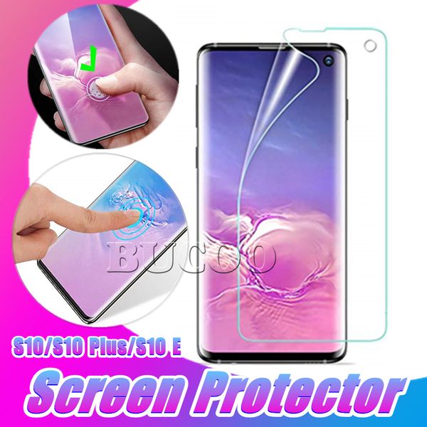 

Full Cover Curved High Clear Front Back Screen Protector Protective Film Soft TPU For Samsung Galaxy S10 S10Plus S10E No Tempered Glass
