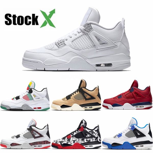 

new style travis x jumpman 4 houston green ostrich veins men basketball shoes 4s cactus jack black red mens designer sports sneaker #683