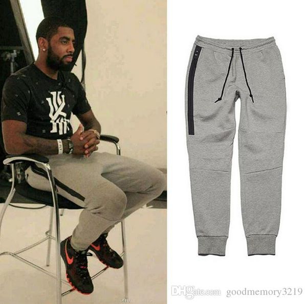 

tech fleece sport pants space cotton trousers men tracksuit bottoms mens joggers tech fleece camo running pants 2 colors, Black