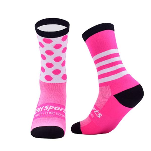 

colorful summer men women sports socks anti slip breathable riding cycling basketball running sport sock, Black