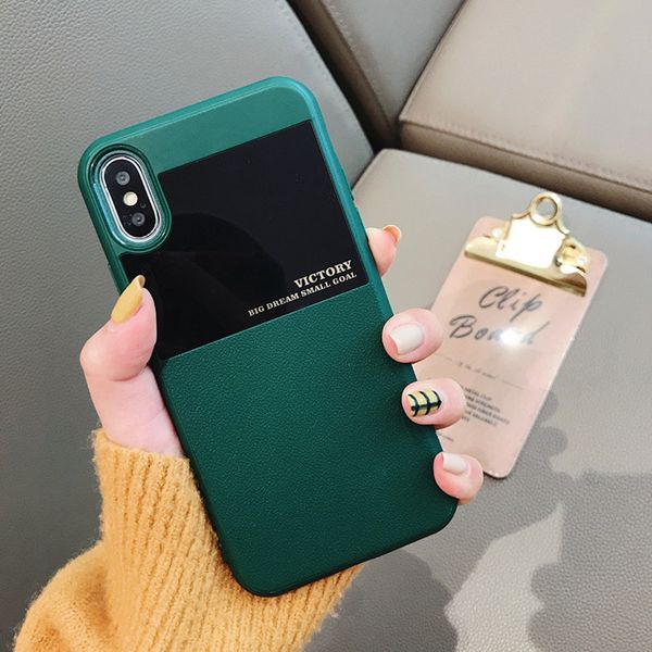 

one pcs case fashion candy matte back hard cover for iphone xs max/xs/xr/x8/8plus/7/7plus,mobile phone case,cell phones case