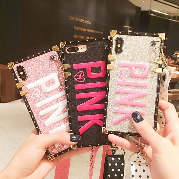 

Wholesale Luxury Brand High end Phone Case For iPhone XS XR MAX 8 7 Plus 6S PU Leather Designer Back Case Cover With Laryand