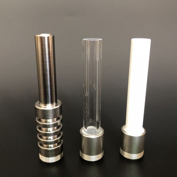 

DHL Free 510 Quartz Tips 510 Titanium Ceramic Tips Nails bangers for Water Pipe Smoking Pipes Dab Rig Micro Nc Smoking Pipe Accessories