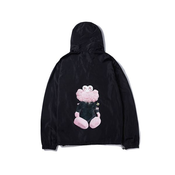 

diors men designer luxury windbreaker private order loose hole coat slim fit riding locomotive coats leisures breathables couple splice coat, Black;brown