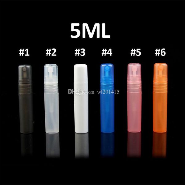 

5ml plastic perfume bottle portable travel spray bottles empty cosmetic containers atomizer perfume pen pf013