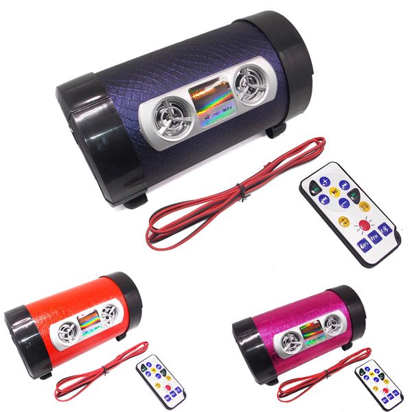 

mp3 music audio player bluetooth speakers for motorcycle scooter remote control stereo with fm radio tuner motorbike mp3 alarm