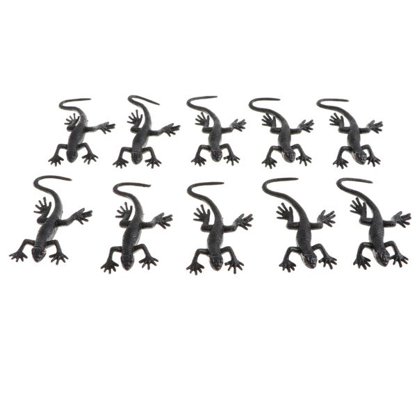 

10-piece rubber animal gecko model educational toy party bag fillers 5x3cm