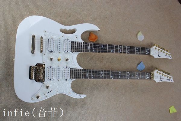 

Double neck jem 7v floyd ro e vibrato double neck electric guitar white 6 6 tring 7v guitar