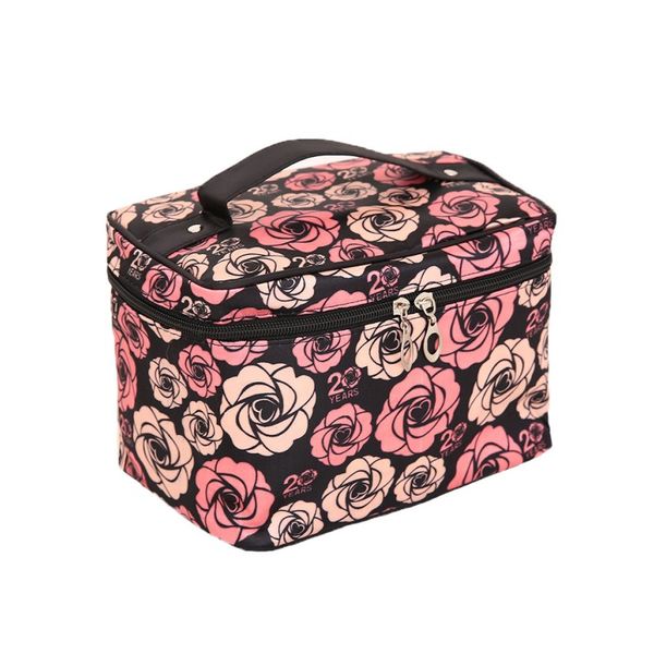 Toiletry Bag Pink Multi Dots toiletries case wash travel ladies travel vanity