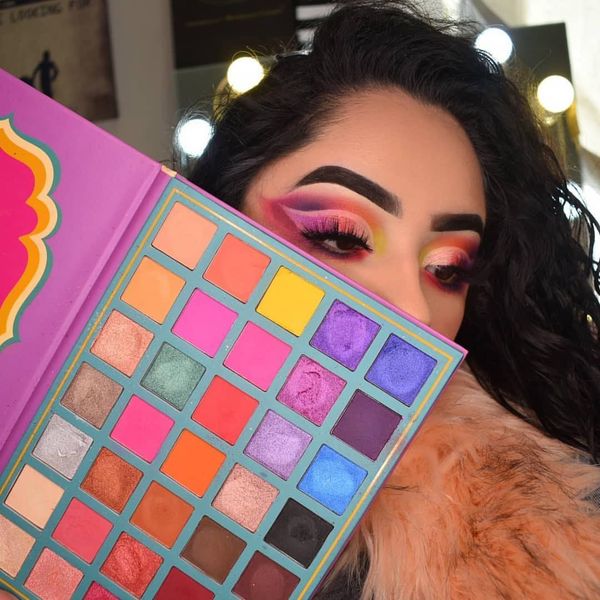

2019 in stock makeup palette anna 35colors eye shadow palette shimmer matte dhl shippingsh eye shadow dhl free