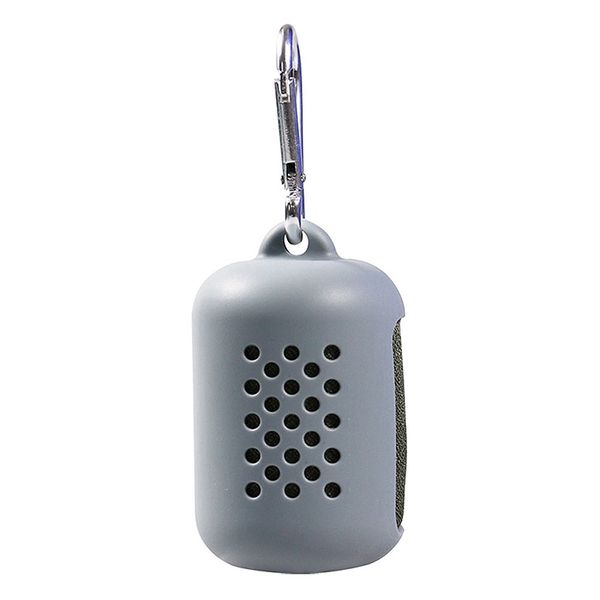 

super sell-portable travel towel foldable mini compression ice sports gray 40 x 40cm beach accessories