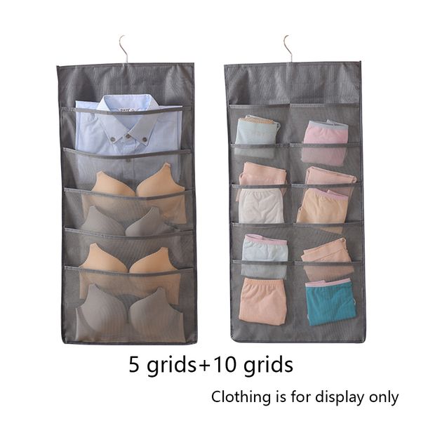 

hanging bag underwear storage washable wall oxford cloth socks multi pockets door back waterproof large capacity double sided