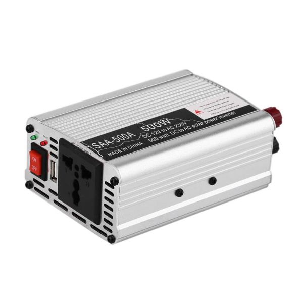 

2018 new car inverter vehicle voltage inversor dc12v to ac220v power inverter adapter 300/400/500/600 drop shipping