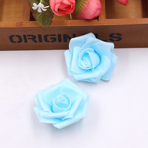 

100pcs/set handmade mini artificial roses foam flower heads wedding party decor