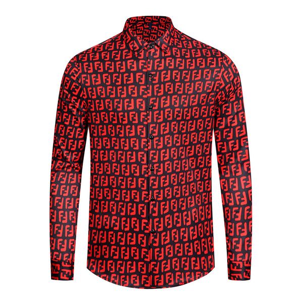 

Новая модная мужская рубашка с длинным рукавом из хлопка slim fit мужские повседневн