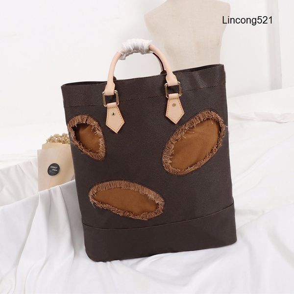 

creative personality hollow handbag fashion vintage large capacity casual bag outdoor travel storage bag for women